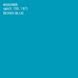 #009BBB - Bondi Blue Color Image